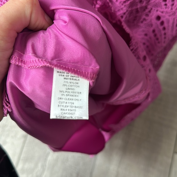 Trina Turk Copper Flower Dress - Picture 6 of 7